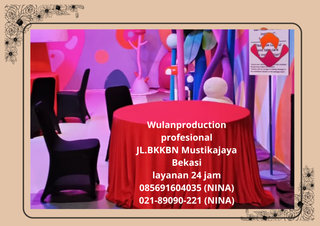 Jasa Backdrop Custom Meja Kursi Cover Terbaik