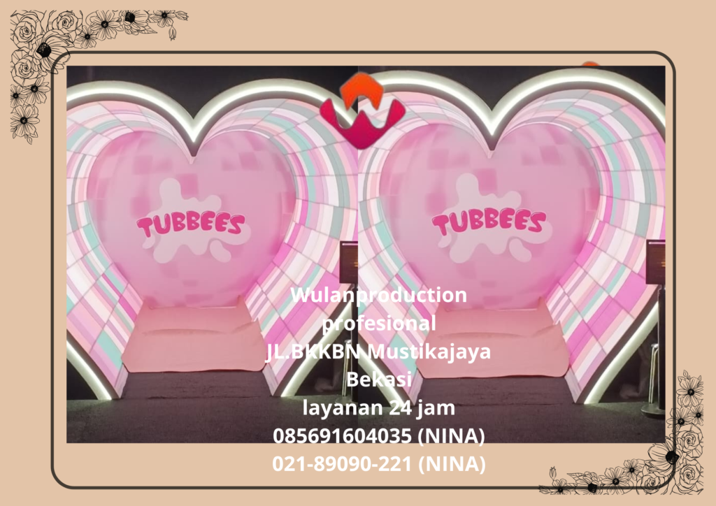 Jasa Backdrop Custom Meja Kursi Cover Terbaik