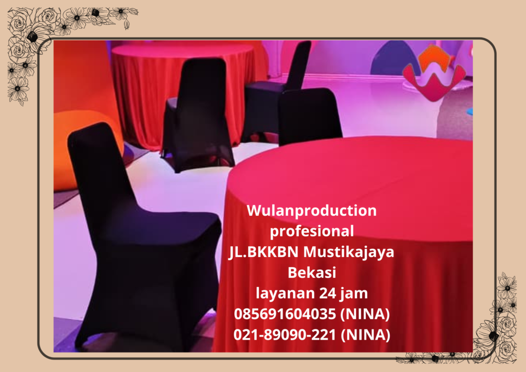 Jasa Backdrop Custom Meja Kursi Cover Terbaik