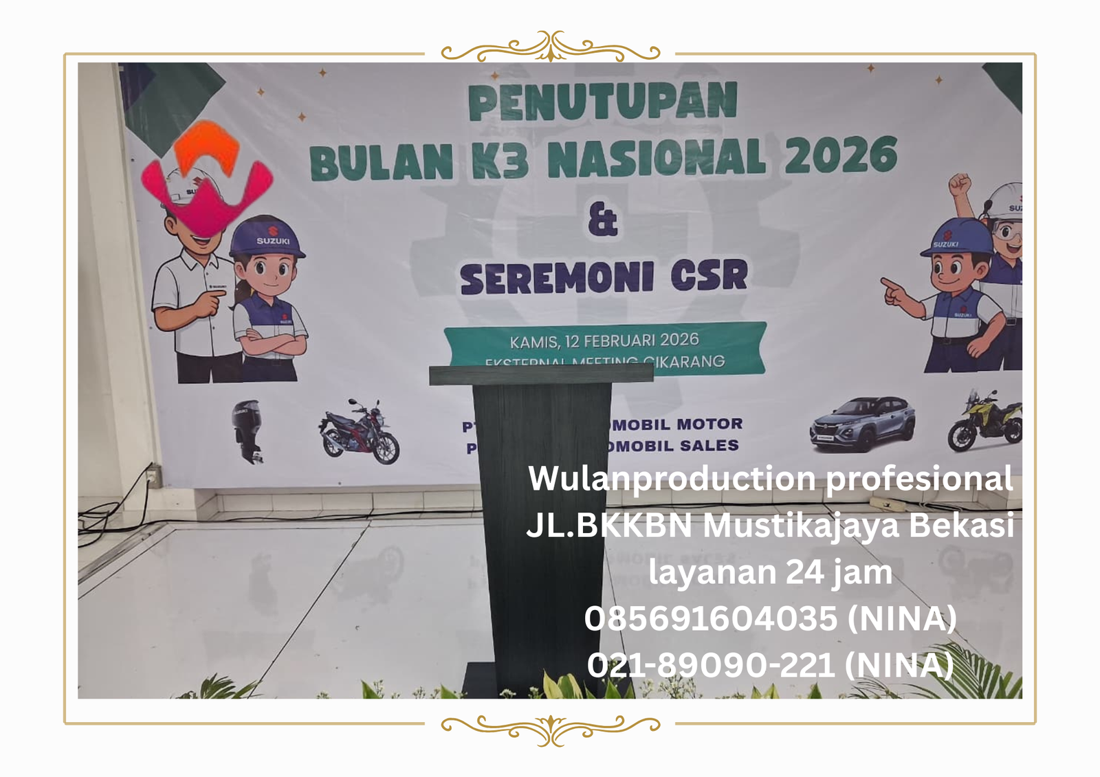 Pusat Sewa Podium HPL Siap Kirim Area Bogor