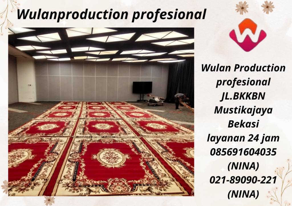 Rental Karpet Tebal Permadani Merah Area Tangerang