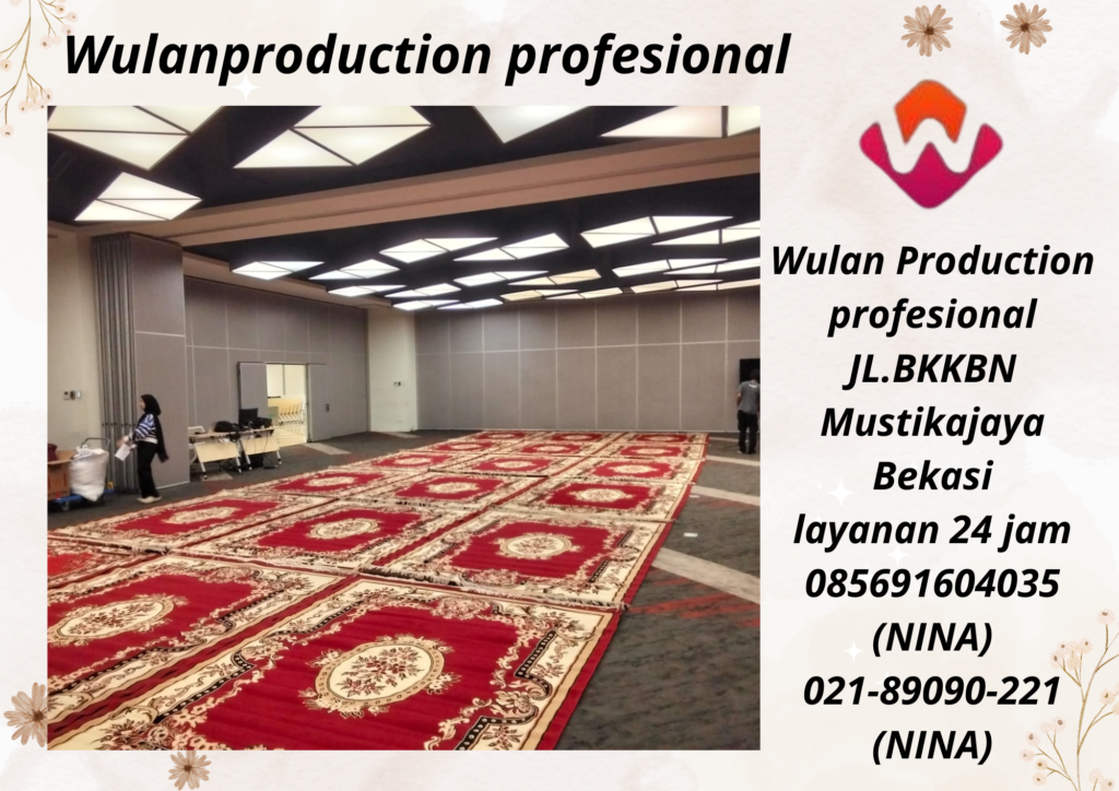 Rental Karpet Tebal Permadani Merah Area Tangerang