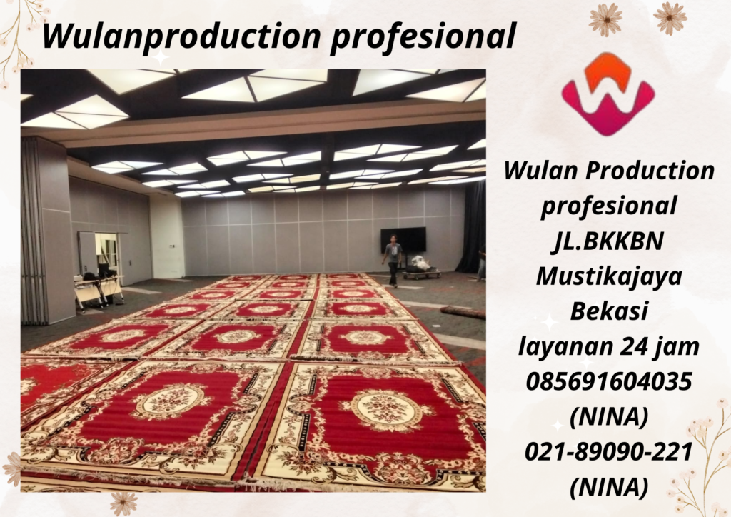 Rental Karpet Tebal Permadani Merah Area Tangerang