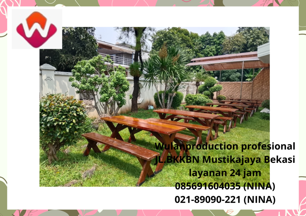 Rental Kursi Meja Taman Gratis Ongkir Jakarta 