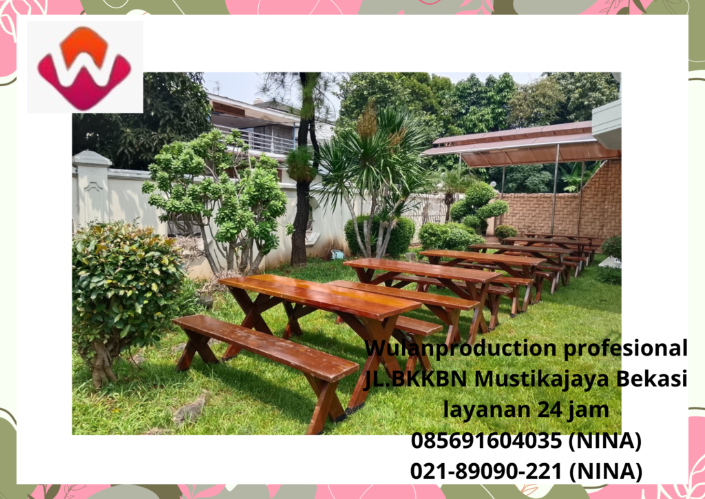 Rental Kursi Meja Taman Gratis Ongkir Jakarta 