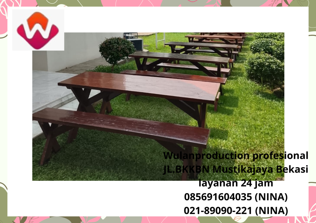 Rental Kursi Meja Taman Gratis Ongkir Jakarta 