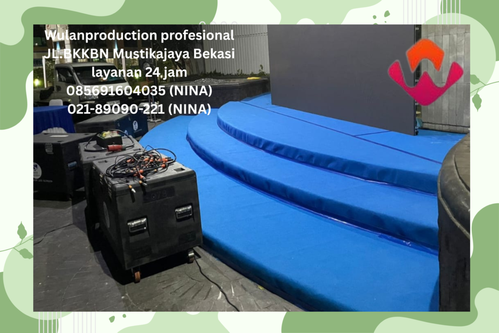 Rental Panggung Cover Karpet Buana Biru Sukabumi