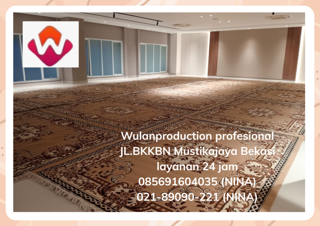 Sewa Karpet Permadani Merah Coklat Hijau Area Bandung
