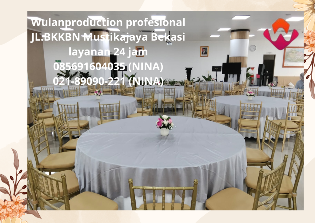 Sewa Kursi Tiffany Gold Area Jatiwaringin Cipinang Melayu Jakarta 