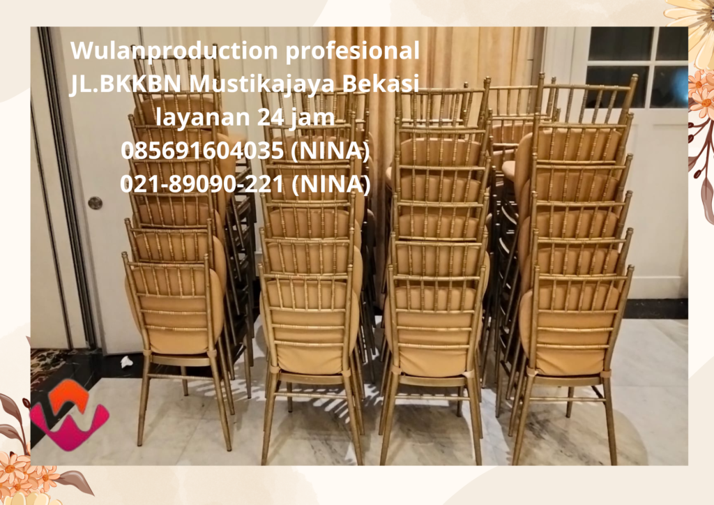 Sewa Kursi Tiffany Gold Area Jatiwaringin Cipinang Melayu Jakarta 
