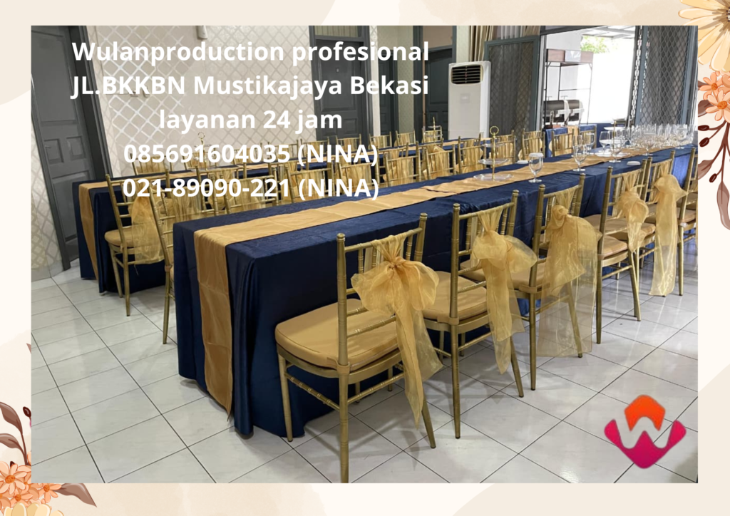 Sewa Kursi Tiffany Gold Area Jatiwaringin Cipinang Melayu Jakarta 