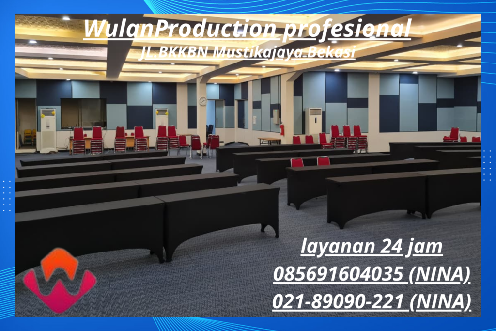 Sewa Meja IBM Cover Putih Dan Hitam Area Cikarang