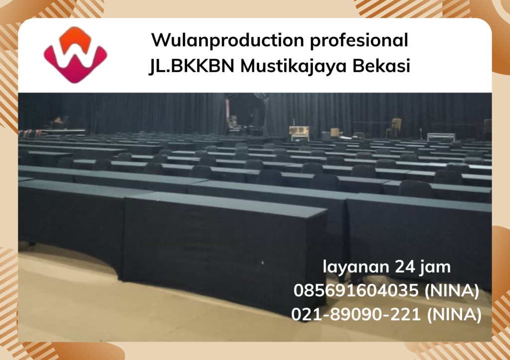 Sewa Meja Ibm Kursi Taplak Dan sarung Kursi Hitam Jakarta