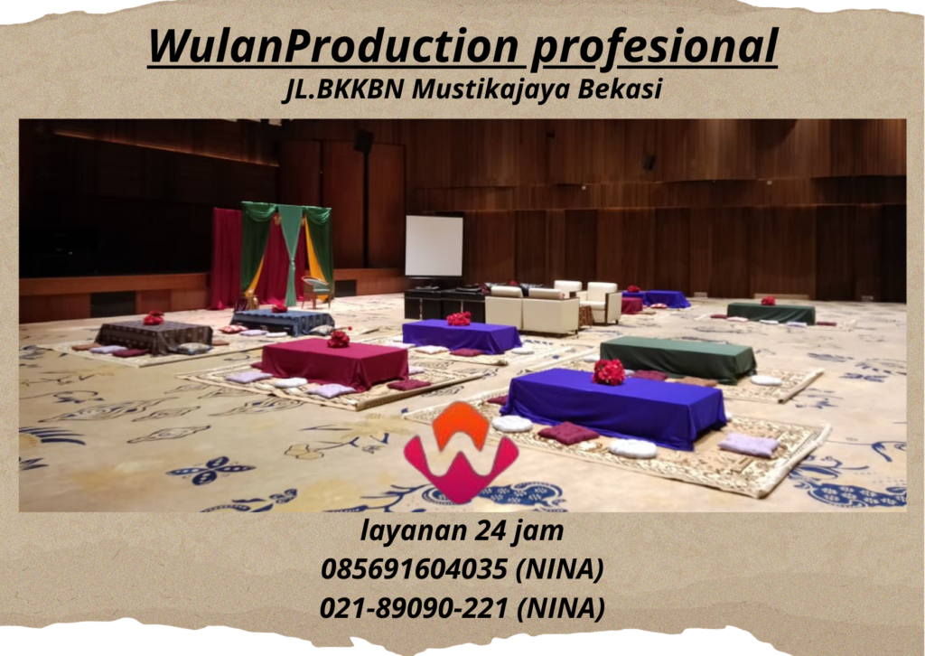 Sewa Meja Kotak Lesehan Set Bantal Duduk Area Jakarta