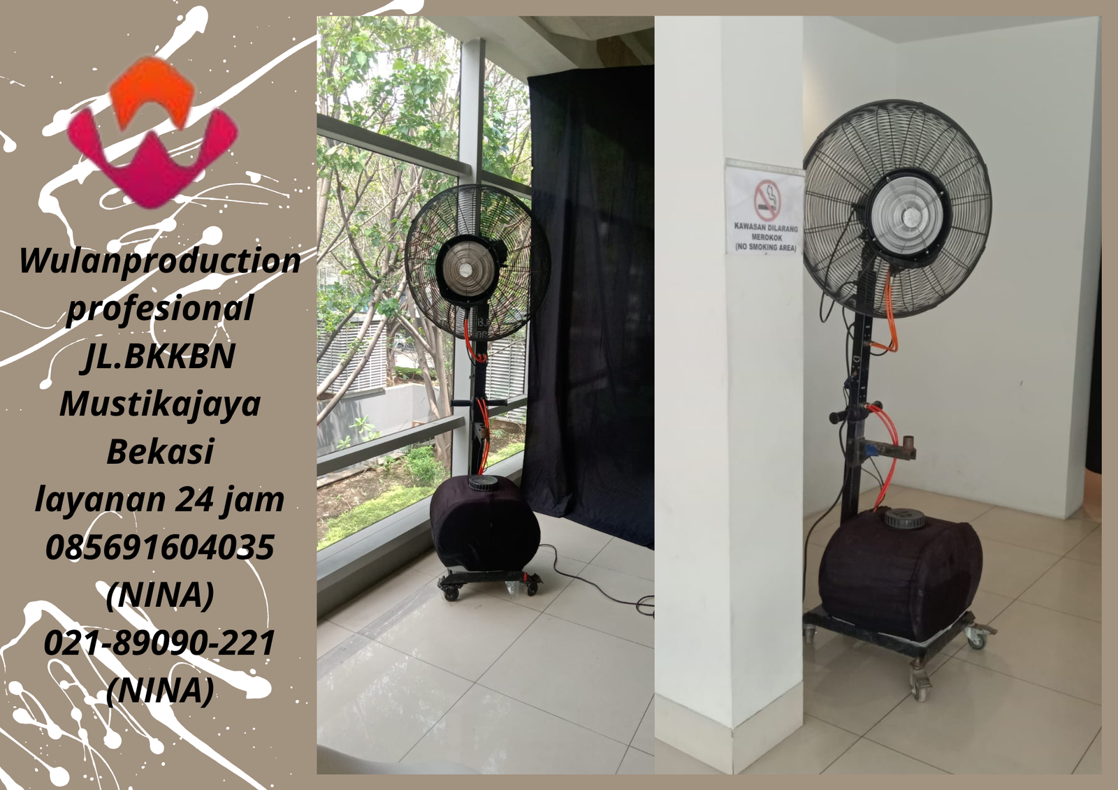 Sewa Misty Fan Diameter 26 Inch Besar Area Bandung