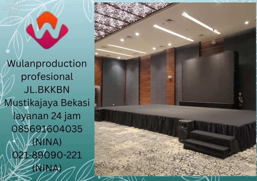Sewa Panggung Karpet Hitam Buana Event Hotel Swiss Jakarta
