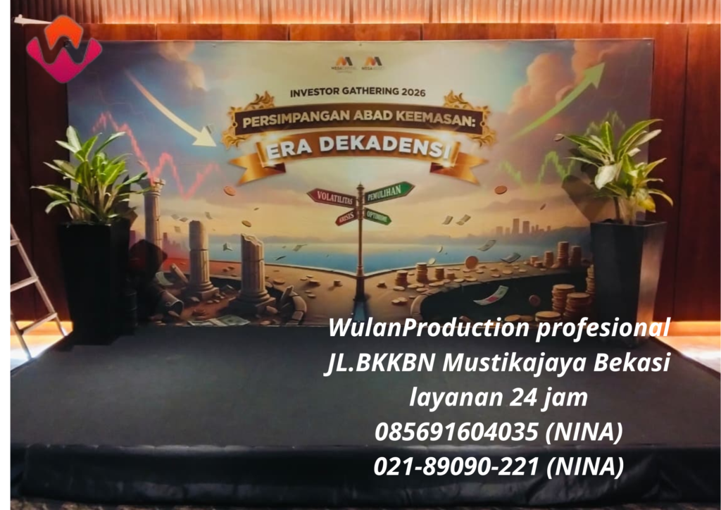 Sewa Panggung Paket Lengkap Backdrop Gratis Ongkir Depok