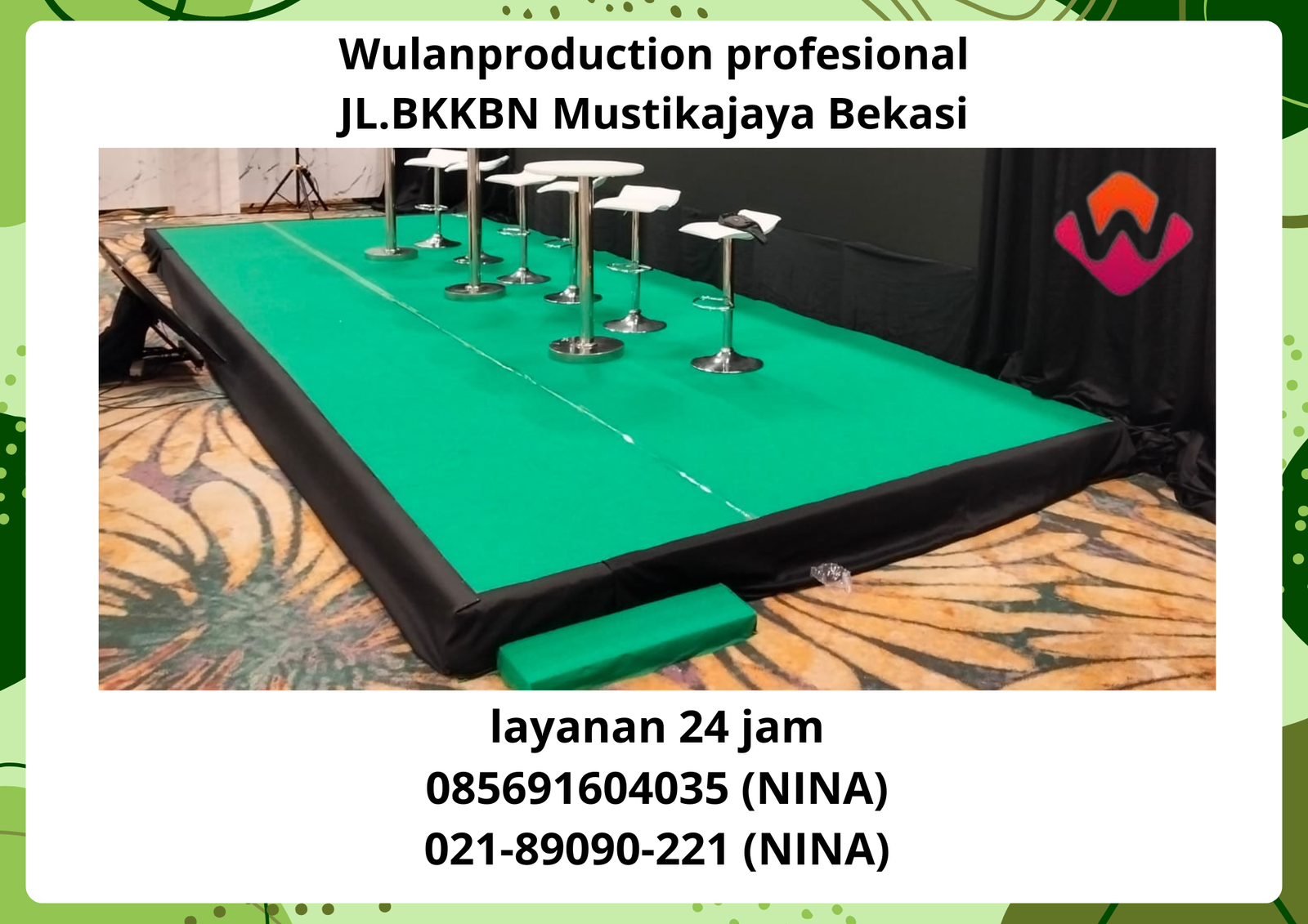 Sewa Panggung Poni Dan Karpet Hitam Kuningan Jakarta