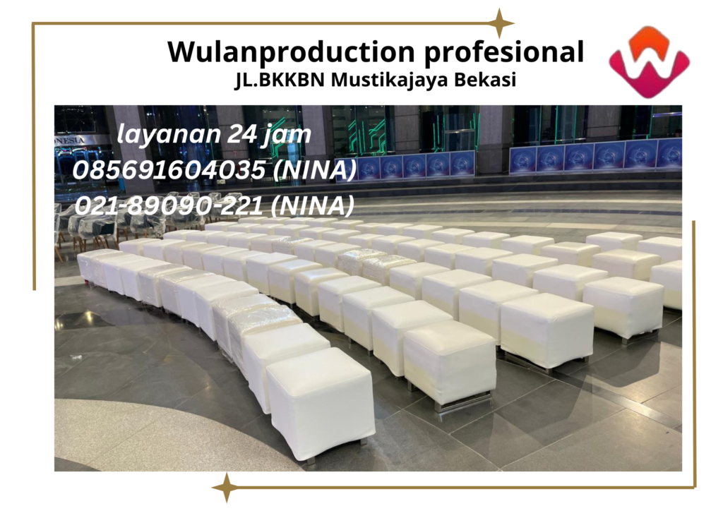 Sewa Sofa Puff Putih Untuk Konser Tangerang