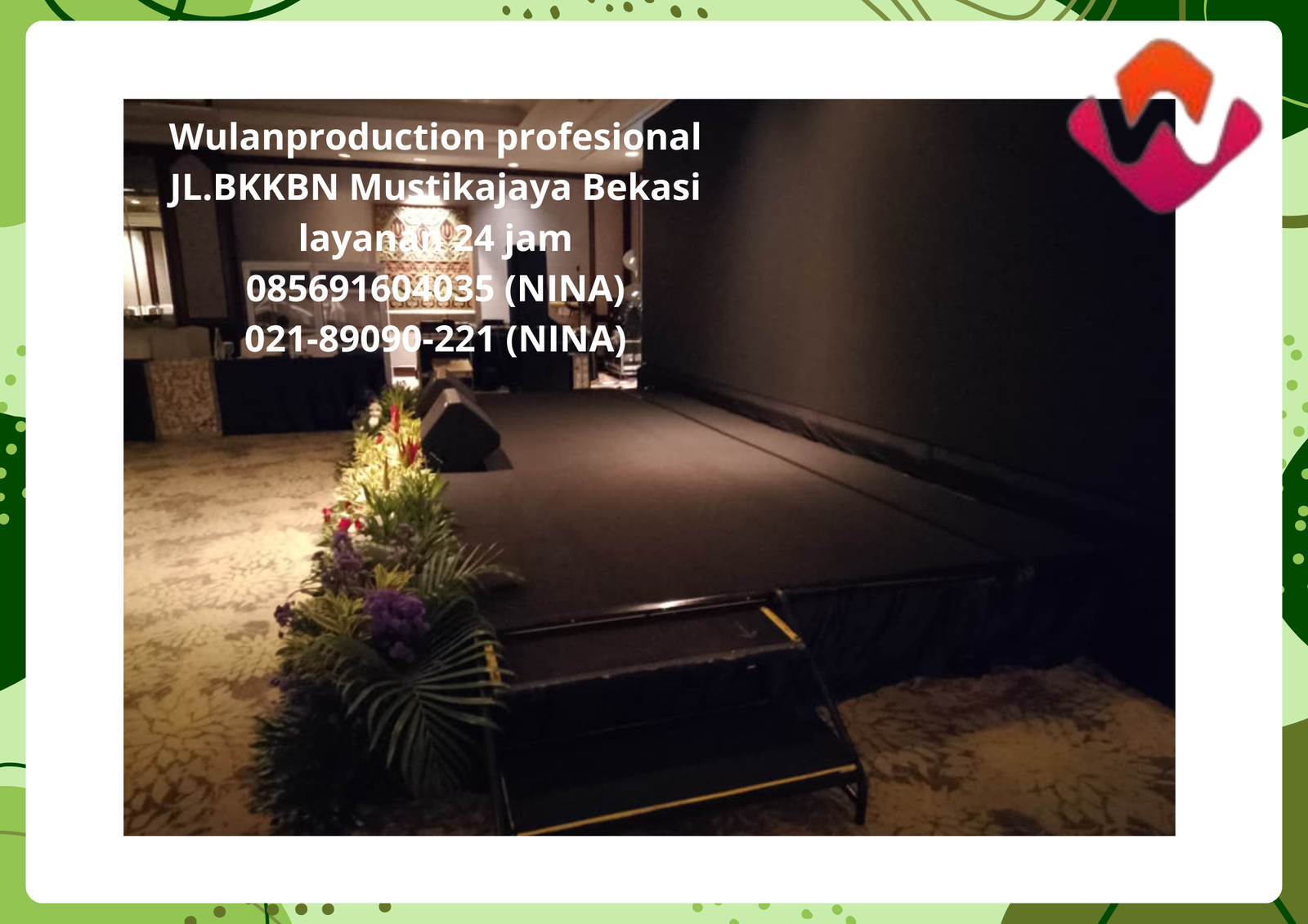 Sewa Tangga Stage Ambalan Panggung dan Backwall Depok