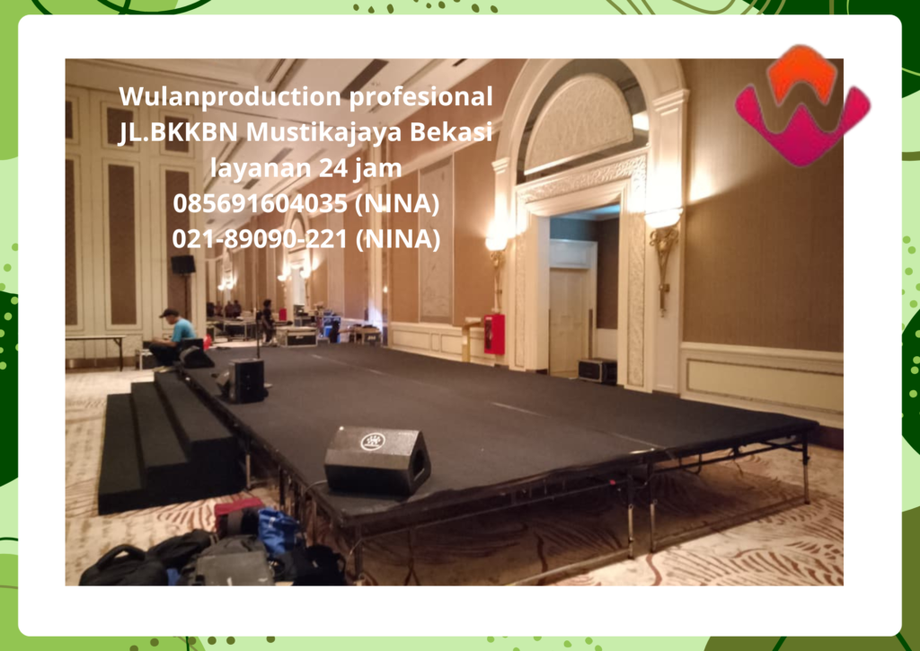 Sewa Tangga Stage Ambalan Panggung dan Backwall Depok