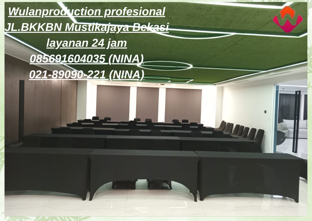 Rental Meja IBM Cover Ketat Hitam Dan Putih Di Bekasi