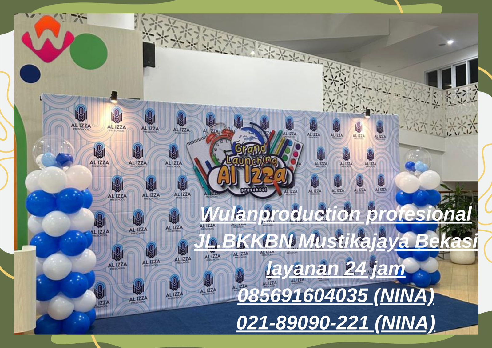 Sewa Backdrop Terbaik Untuk Pesta Area Jakarta