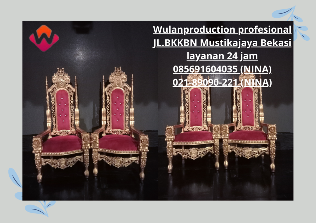 Jasa Sewa Kursi Singgasana Merah Berkualitas Area Depok