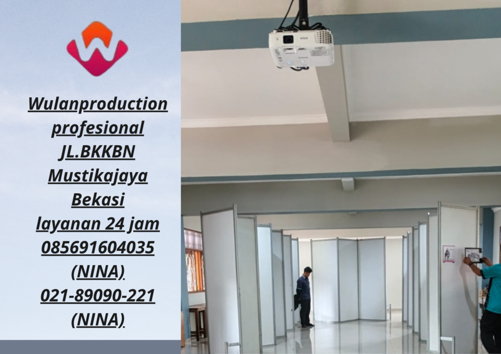 Jasa Sewa Partisi Hitam Dan Putih Setting Zigzag Bogor