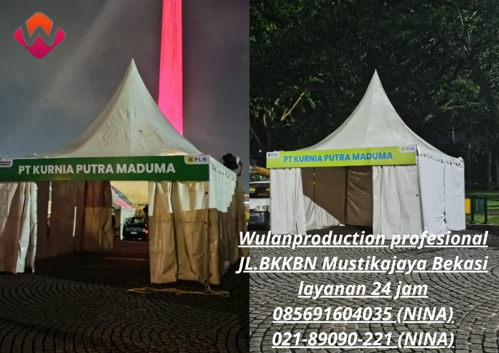 Pusat Sewa Tenda Kerucut Putih Area Monas Jakarta Pusat 