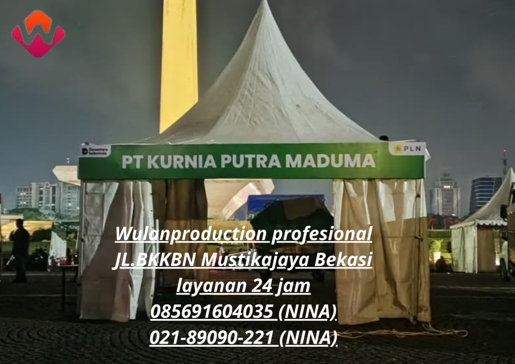 Pusat Sewa Tenda Kerucut Putih Area Monas Jakarta Pusat 