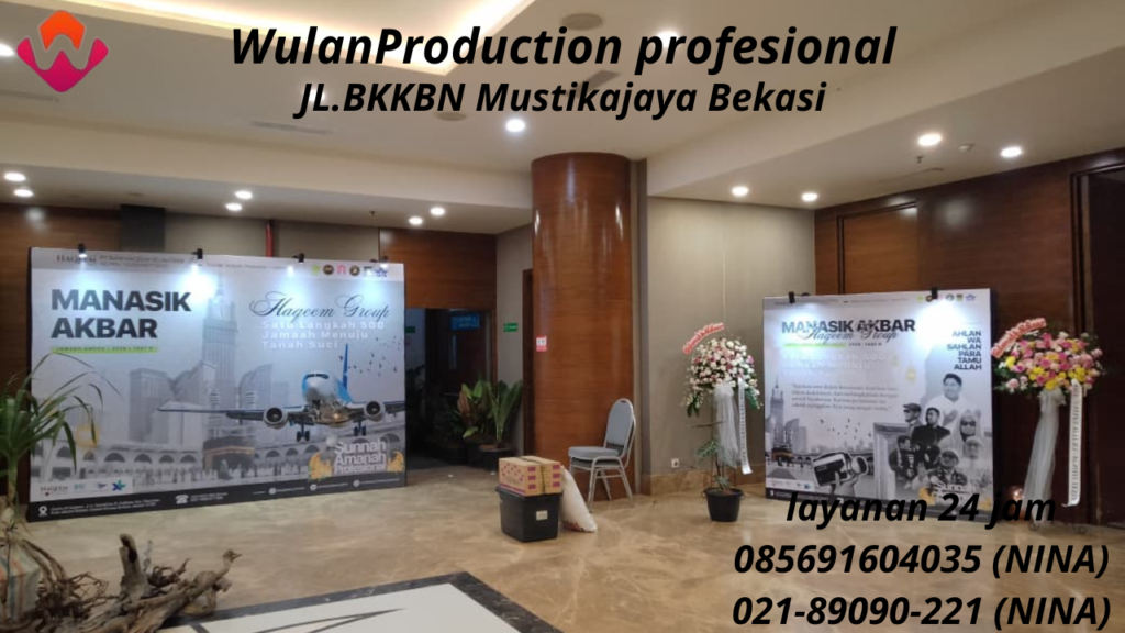 Rental Backdrop Photo Booth Lampu Maroko Di HK Tower Cawang