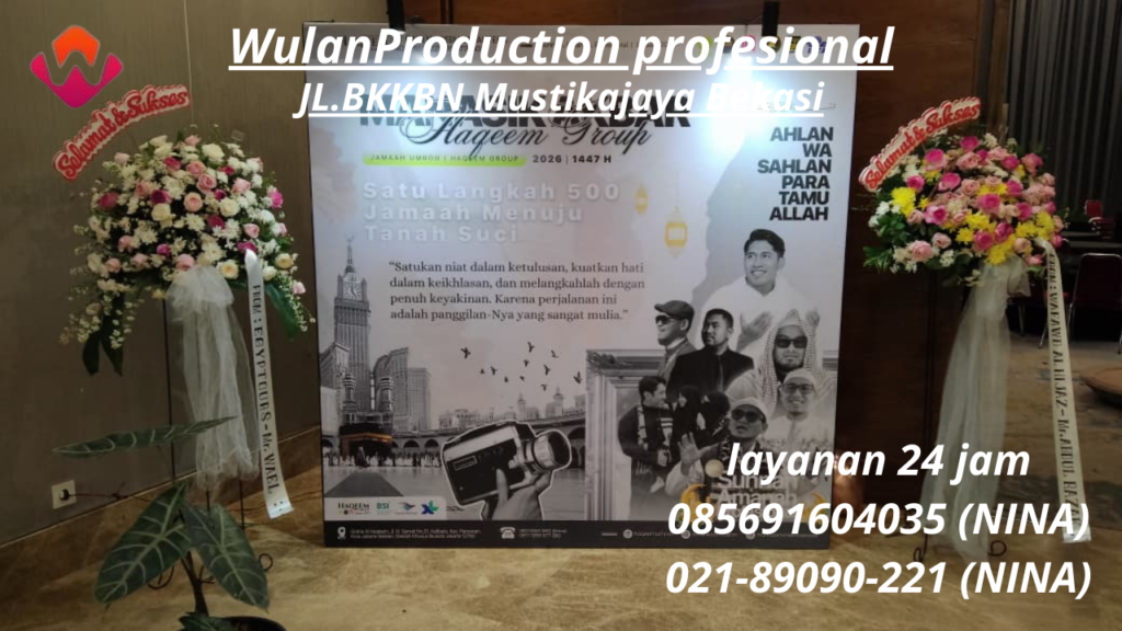 Rental Backdrop Photo Booth Lampu Maroko Di HK Tower Cawang
