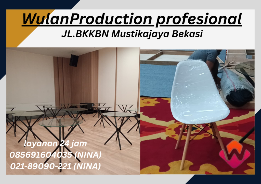 Rental Kursi Scaramble Dan Meja Kaca Dealing Jakarta