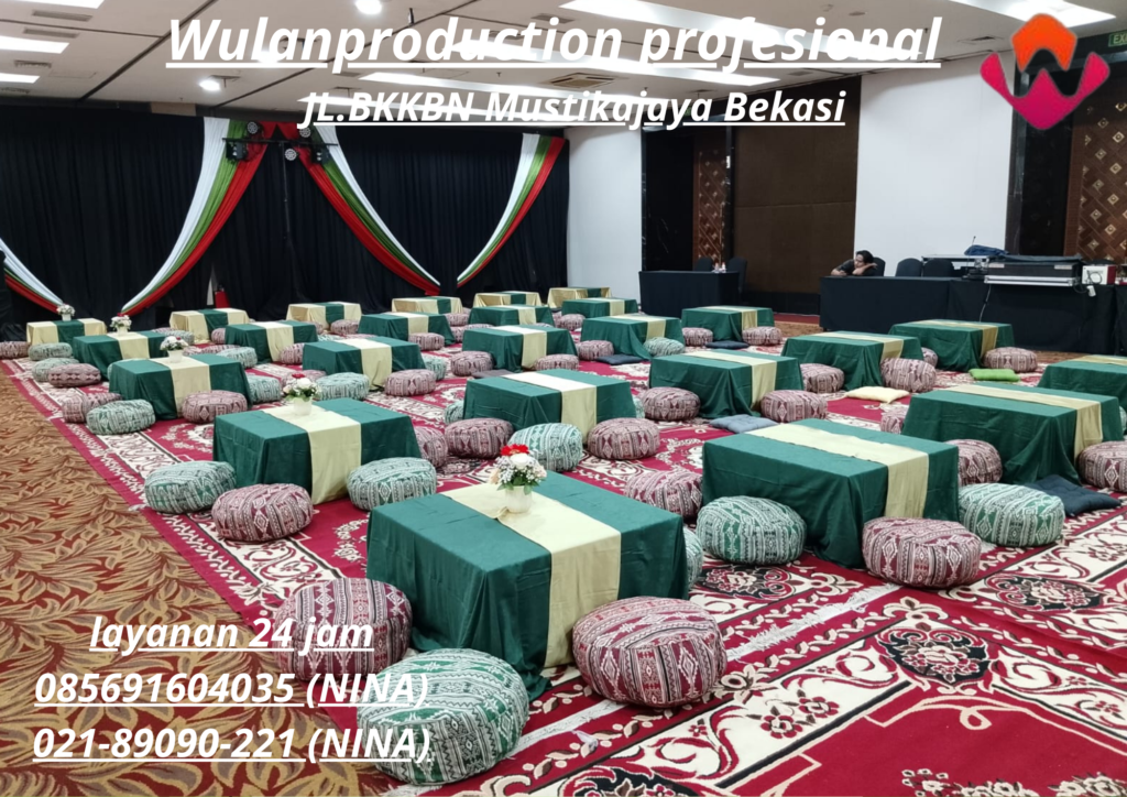 Sewa Karpet Meja Lesehan Dan Bantal Duduk Di Bekasi 