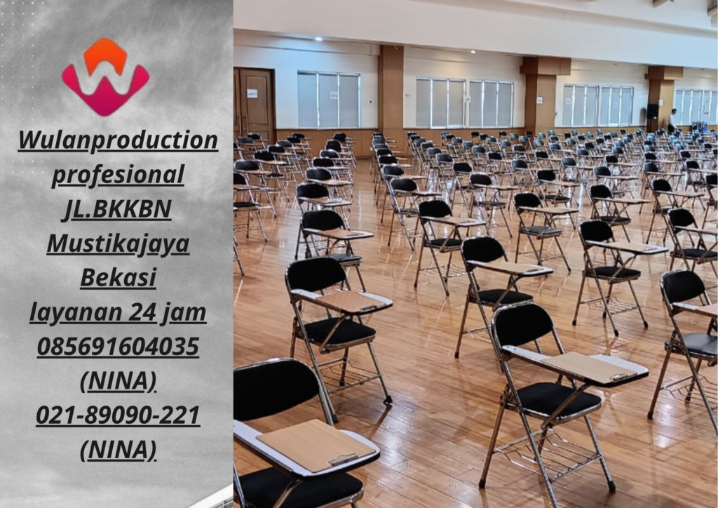 Sewa Kursi Test Kuliah Lipat Area Depok