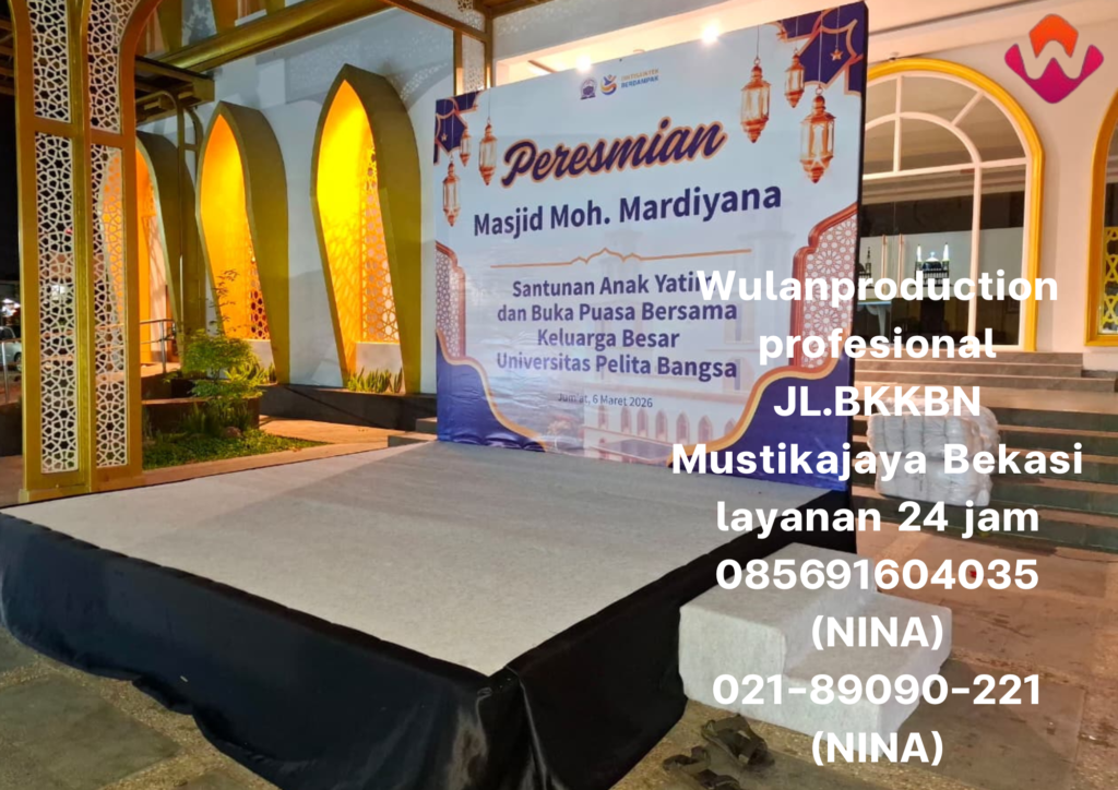 Sewa Panggung Dan Backdrop Acara Bukber di Bekasi 