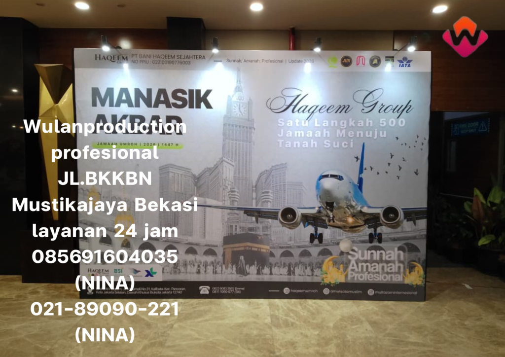Sewa Panggung Dan Backdrop Acara Bukber di Bekasi 