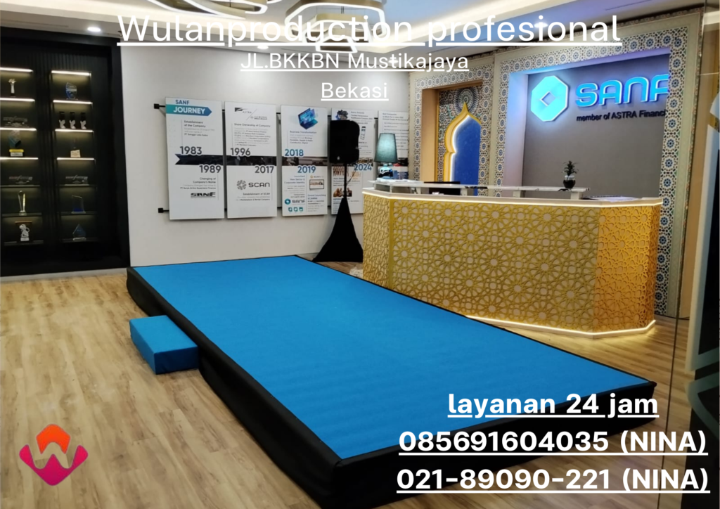 Sewa Panggung Dan Backdrop Indoor Murah Area Cikarang