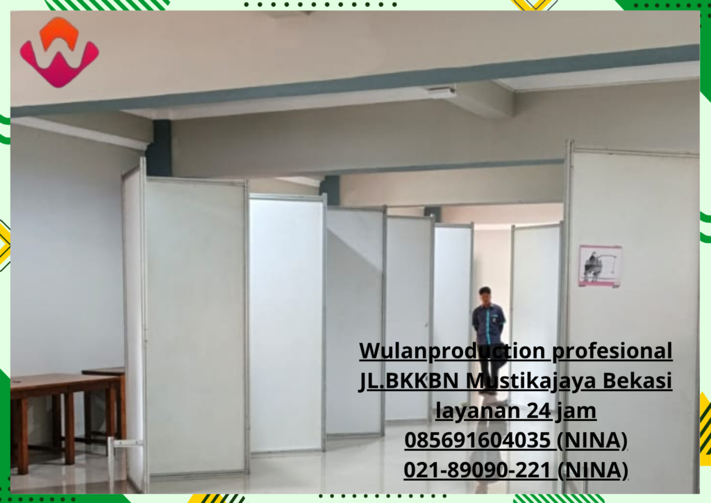 Sewa Partisi Zig Zag Putih Jakarta