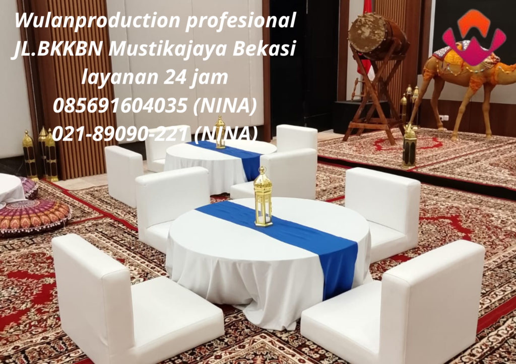 Sewa Set Alas Duduk Meja Lesehan Dan Karpet Area Bekasi 