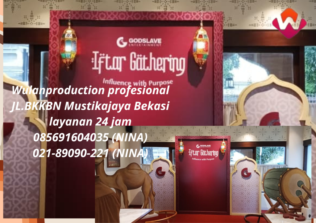 Sewa Set Backdrop Lengkap Dekorasi Ramadhan Area Depok