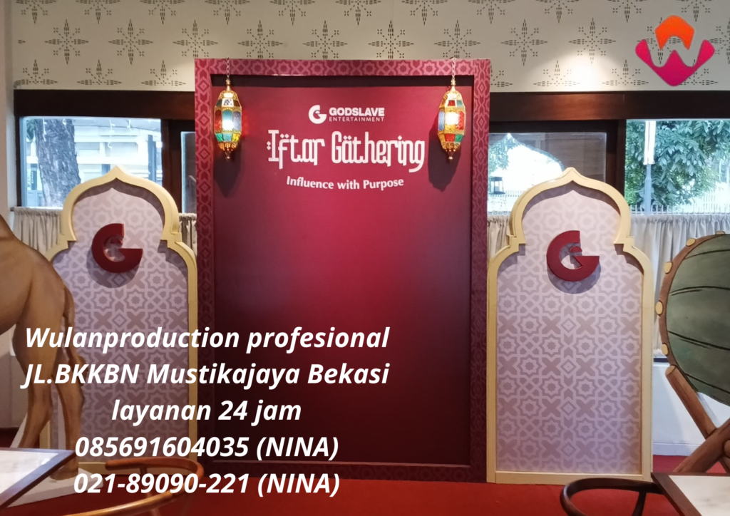 Sewa Set Backdrop Lengkap Dekorasi Ramadhan Area Depok