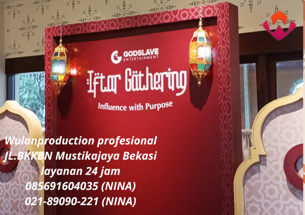 Sewa Set Backdrop Lengkap Dekorasi Ramadhan Area Depok