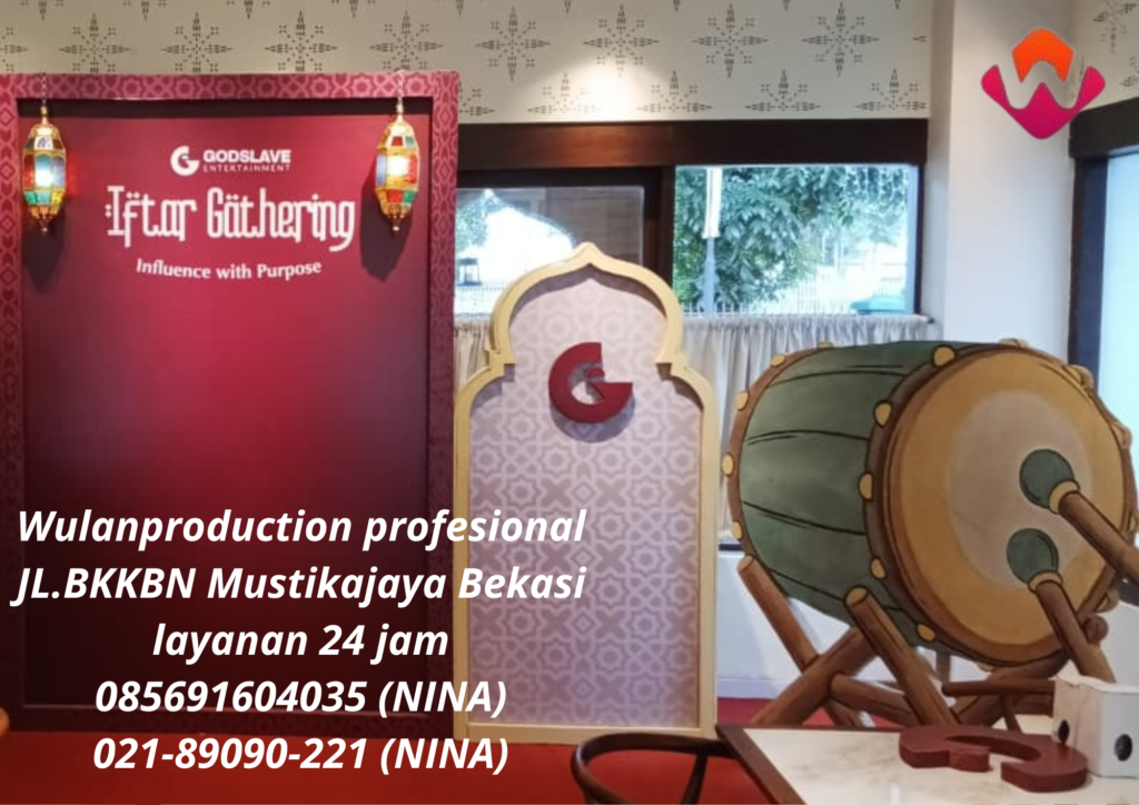 Sewa Set Backdrop Lengkap Dekorasi Ramadhan Area Depok