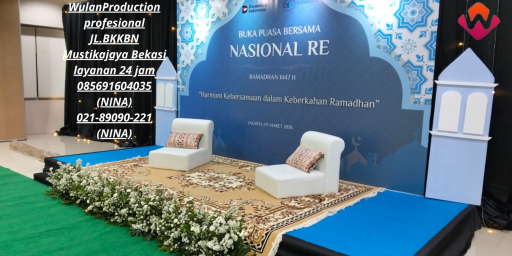 Sewa Set Backdrop Panggung Dan Mini Garden Area Karawang