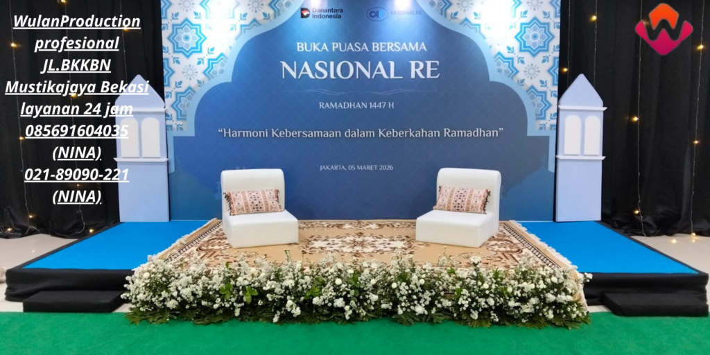 Sewa Set Backdrop Panggung Dan Mini Garden Area Karawang