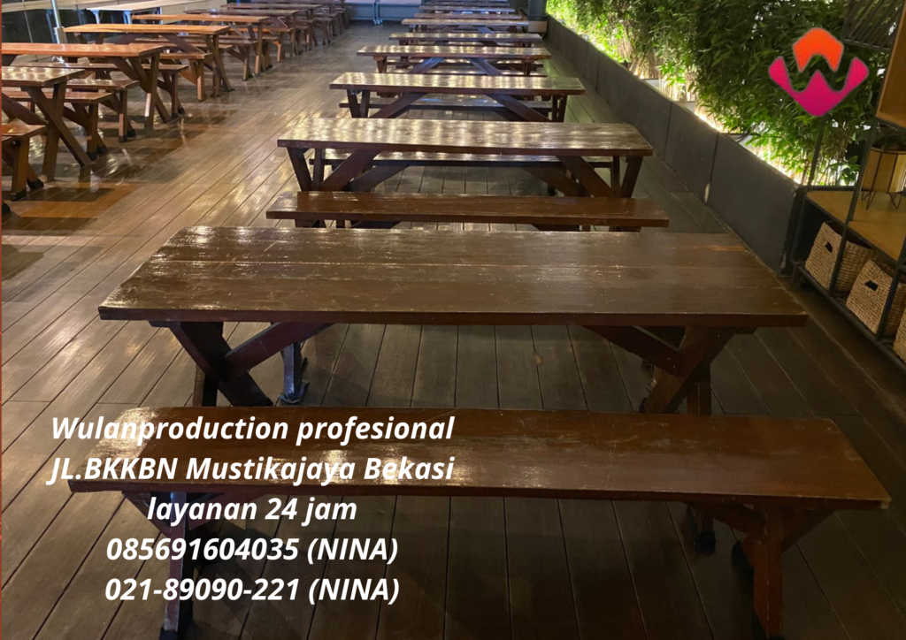 Sewa Set Meja Kursi Taman Dan Lampu Taman Area Bekasi 