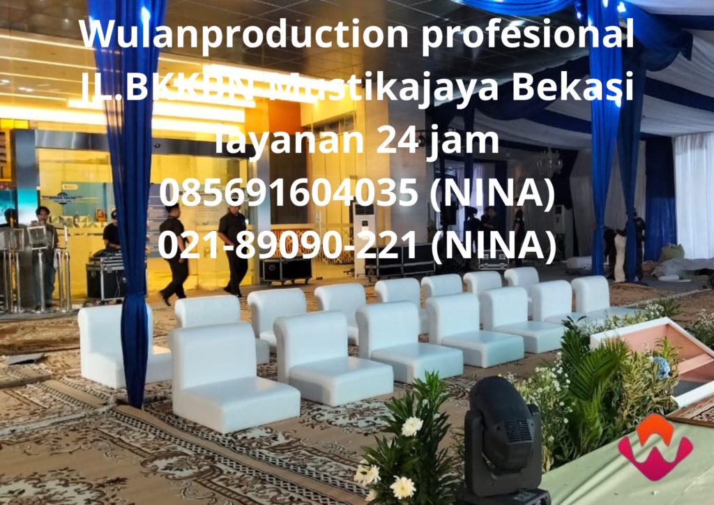 Sewa Sofa Type Lesehan Putih Desain Kotak Area Jakarta