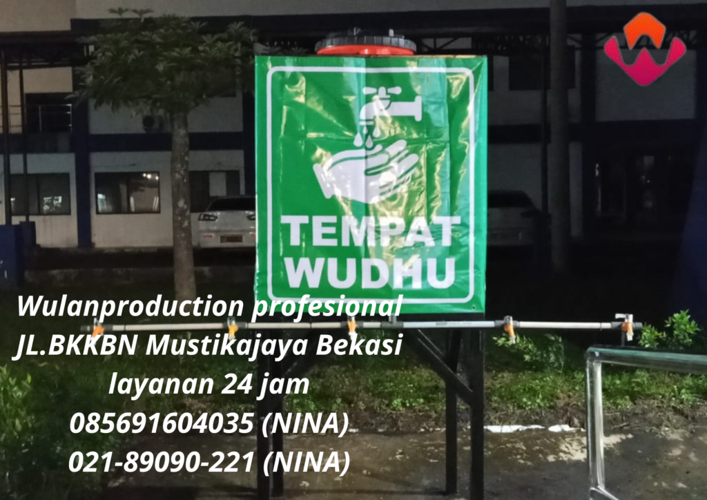 Sewa Tempat Wudhu Portable Free Ongkir Area Jakarta